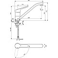 Ceraflex freestanding kitchen mixer with tubular spout BlueStart BC129AA – Ideal Standard 11.32.321.0004 - siko.bg Ceraflex freestanding kitchen mixer with tubular spout BlueStart BC129AA – Ideal Standard 11.32.321.0004 – миниатюра 1